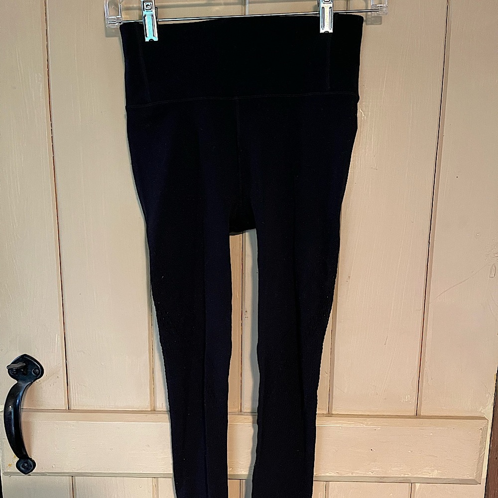Lululemon, black, mesh full length legging, size 4/6